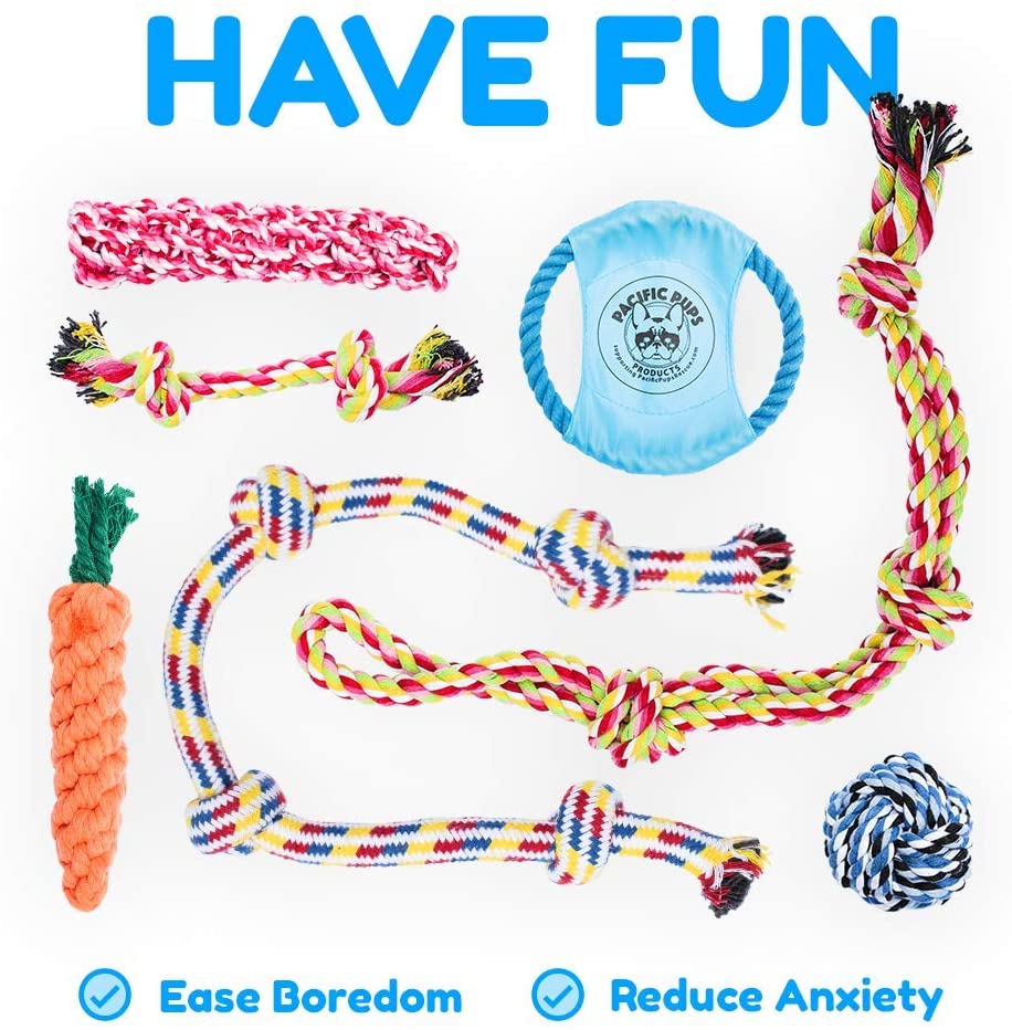 11 - Piece Heavy - Duty Chew Rope Dog Toy Set - Zoomies Pet Emporium11 - Piece Heavy - Duty Chew Rope Dog Toy SetDog ToyPacific Pups ProductsZoomies Pet Emporium91d9e040 - d182 - 416d - ac06 - ffae1b95421774450077627291111 Pack Heavy Duty Chew Rope Dog Toy Set