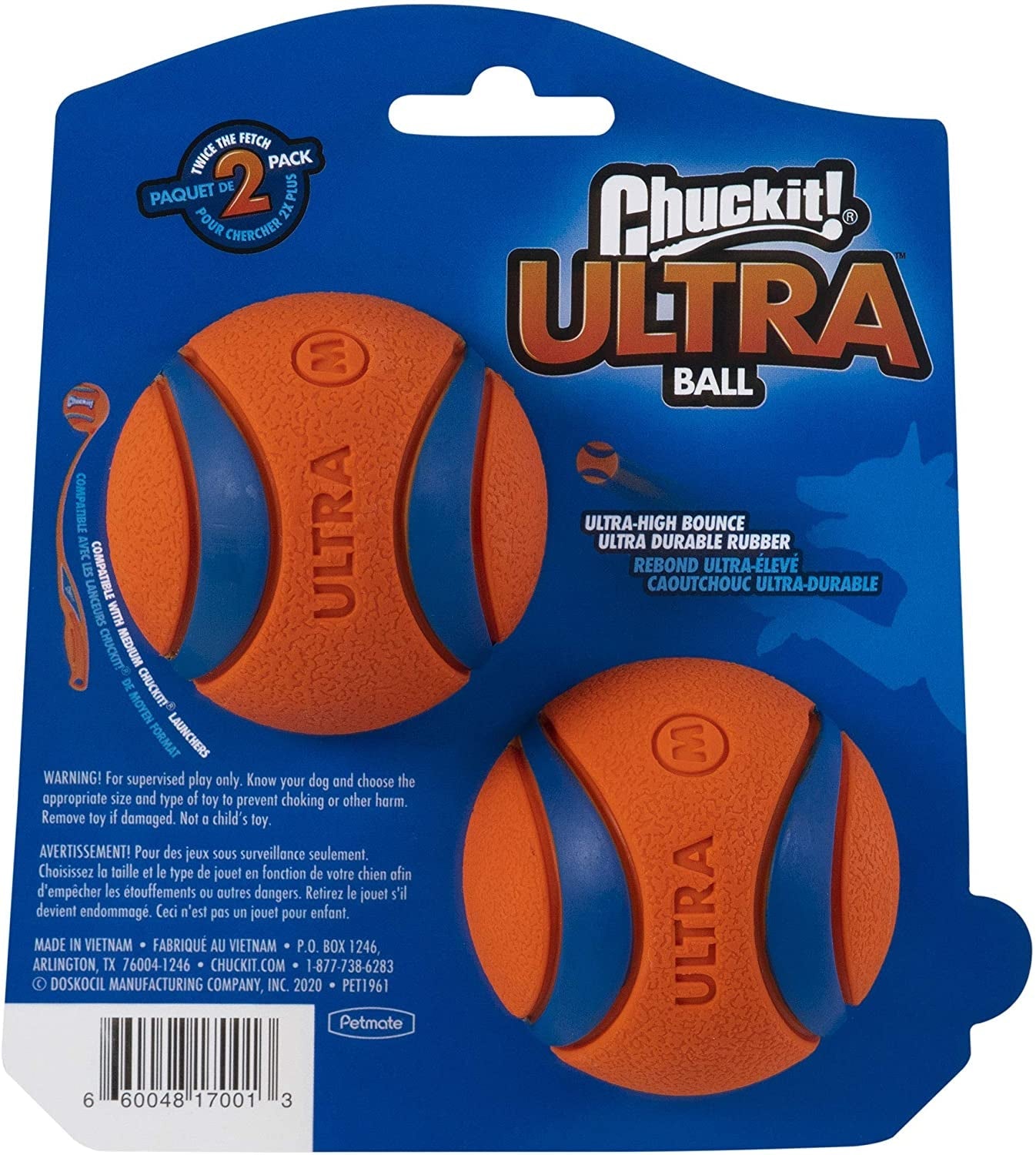 2 - Pack Chuckit! Ultra Ball Dog Toy - Zoomies Pet Emporium2 - Pack Chuckit! Ultra Ball Dog ToyDog ToyChuckitZoomies Pet Emporiumde8df458 - ef8e - 45c3 - 9194 - 7192a215ff1b3130985145102 BallsDog ToyMediumChuckit! Ultra Ball, Medium (Pack of 2)