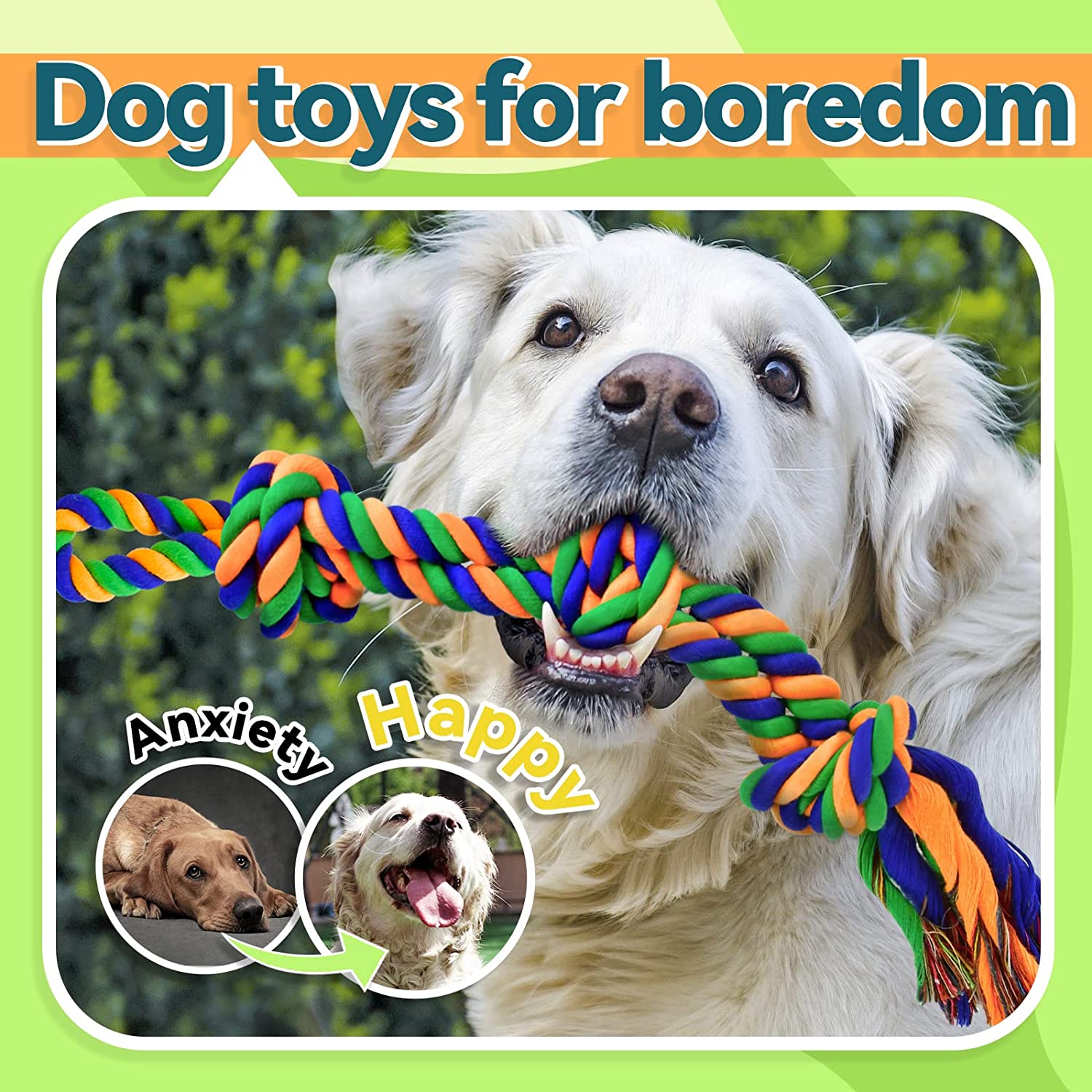 2 - piece Triple Knots Rope Dog Toy Set - Zoomies Pet Emporium2 - piece Triple Knots Rope Dog Toy SetDog ToySHARLOVYZoomies Pet Emporium1f6d8527 - 139c - 4703 - b595 - 07c0039b8fc374450039969062 Pack2pack Triple Knotted Chew Rope Dog Toy