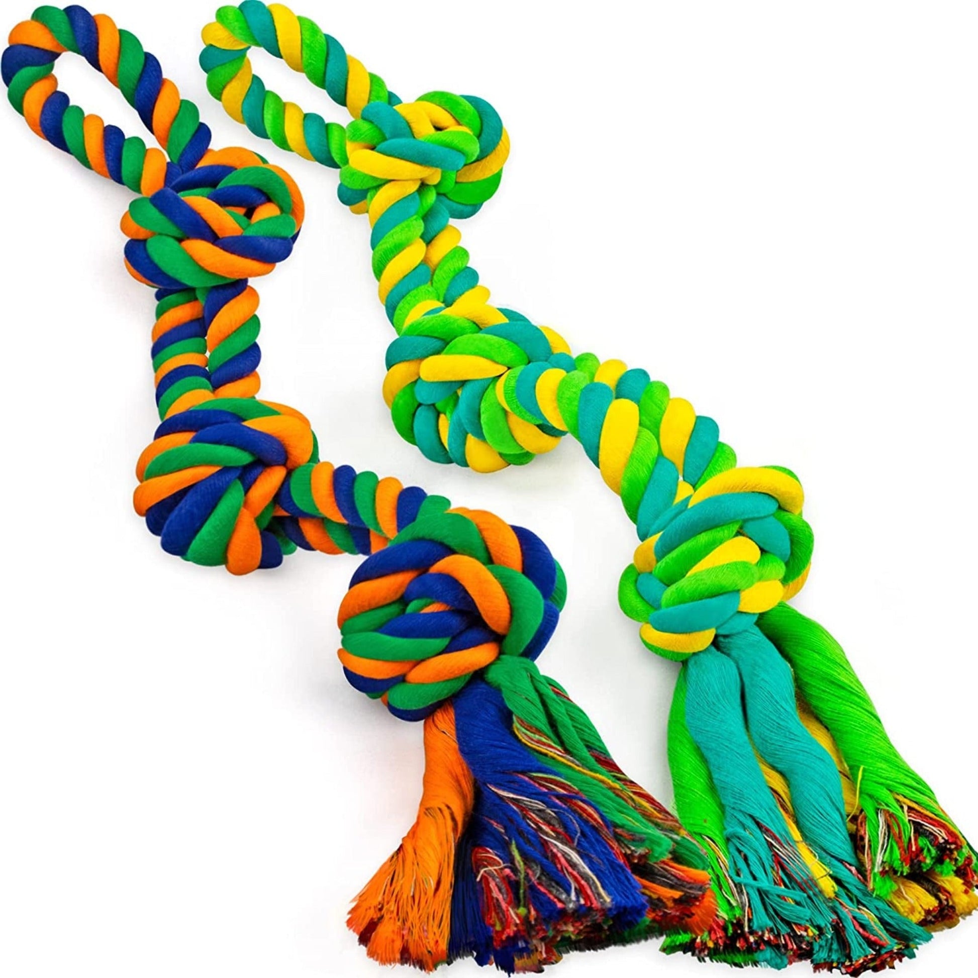 2 - piece Triple Knots Rope Dog Toy Set - Zoomies Pet Emporium2 - piece Triple Knots Rope Dog Toy SetDog ToySHARLOVYZoomies Pet Emporium1f6d8527 - 139c - 4703 - b595 - 07c0039b8fc374450039969062 Pack2pack Triple Knotted Chew Rope Dog Toy