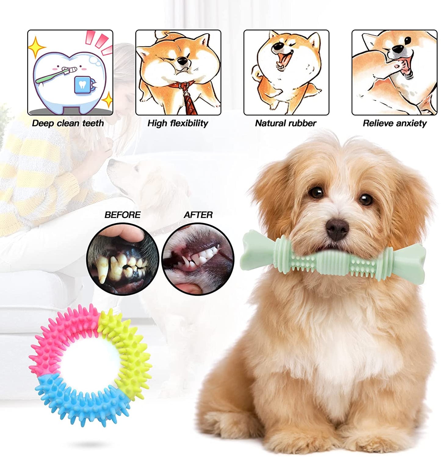 20 - Piece Teething Puppy Dog Toy Set - Zoomies Pet Emporium20 - Piece Teething Puppy Dog Toy SetDog ToyZoomies Pet EmporiumZoomies Pet Emporiumd00d2bb3 - e3e3 - 4ce6 - a3d5 - e36067d25fa170535359448920 Pack20 Pack Teething Puppy Dog Toy Set