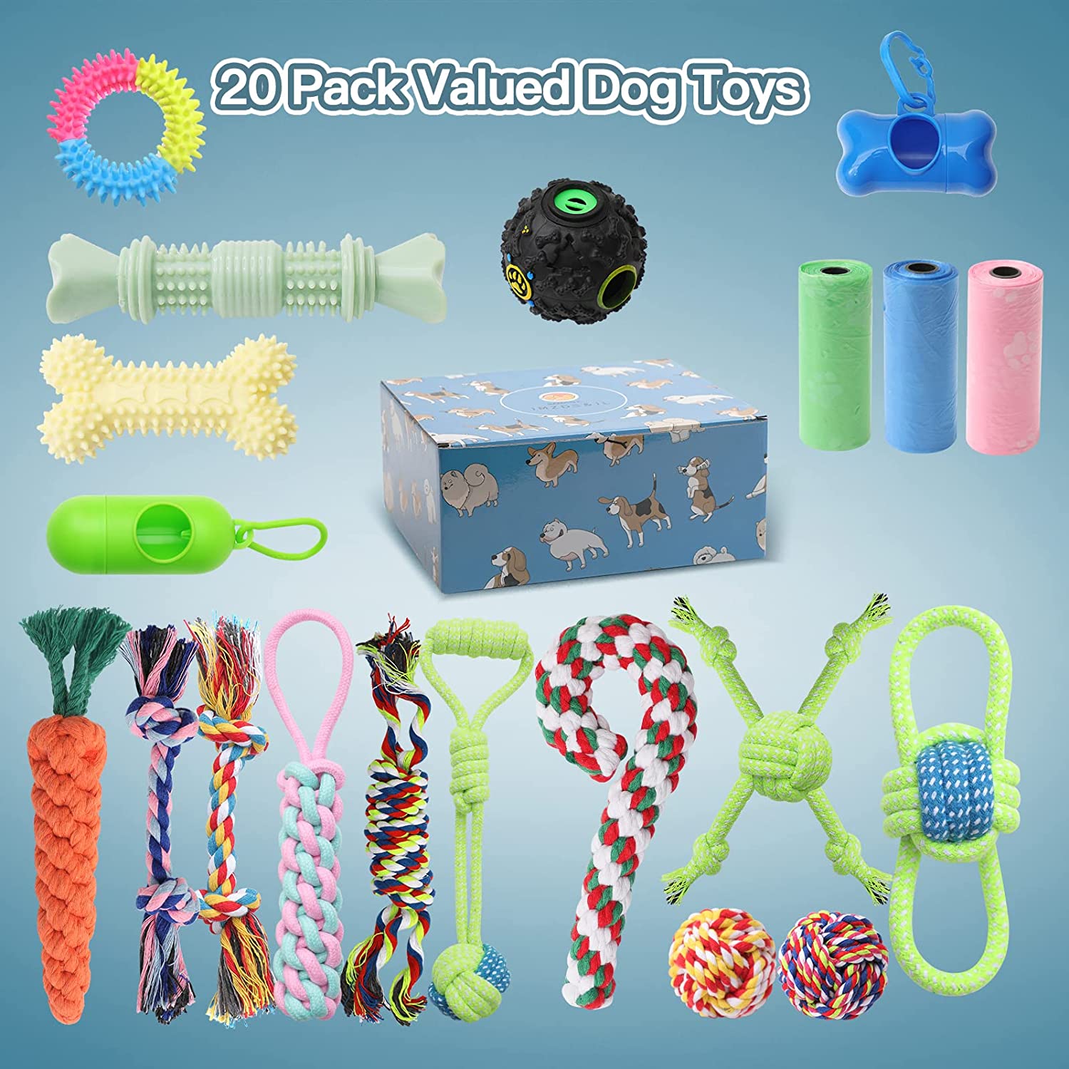 20 - Piece Teething Puppy Dog Toy Set - Zoomies Pet Emporium20 - Piece Teething Puppy Dog Toy SetDog ToyZoomies Pet EmporiumZoomies Pet Emporiumd00d2bb3 - e3e3 - 4ce6 - a3d5 - e36067d25fa170535359448920 Pack20 Pack Teething Puppy Dog Toy Set