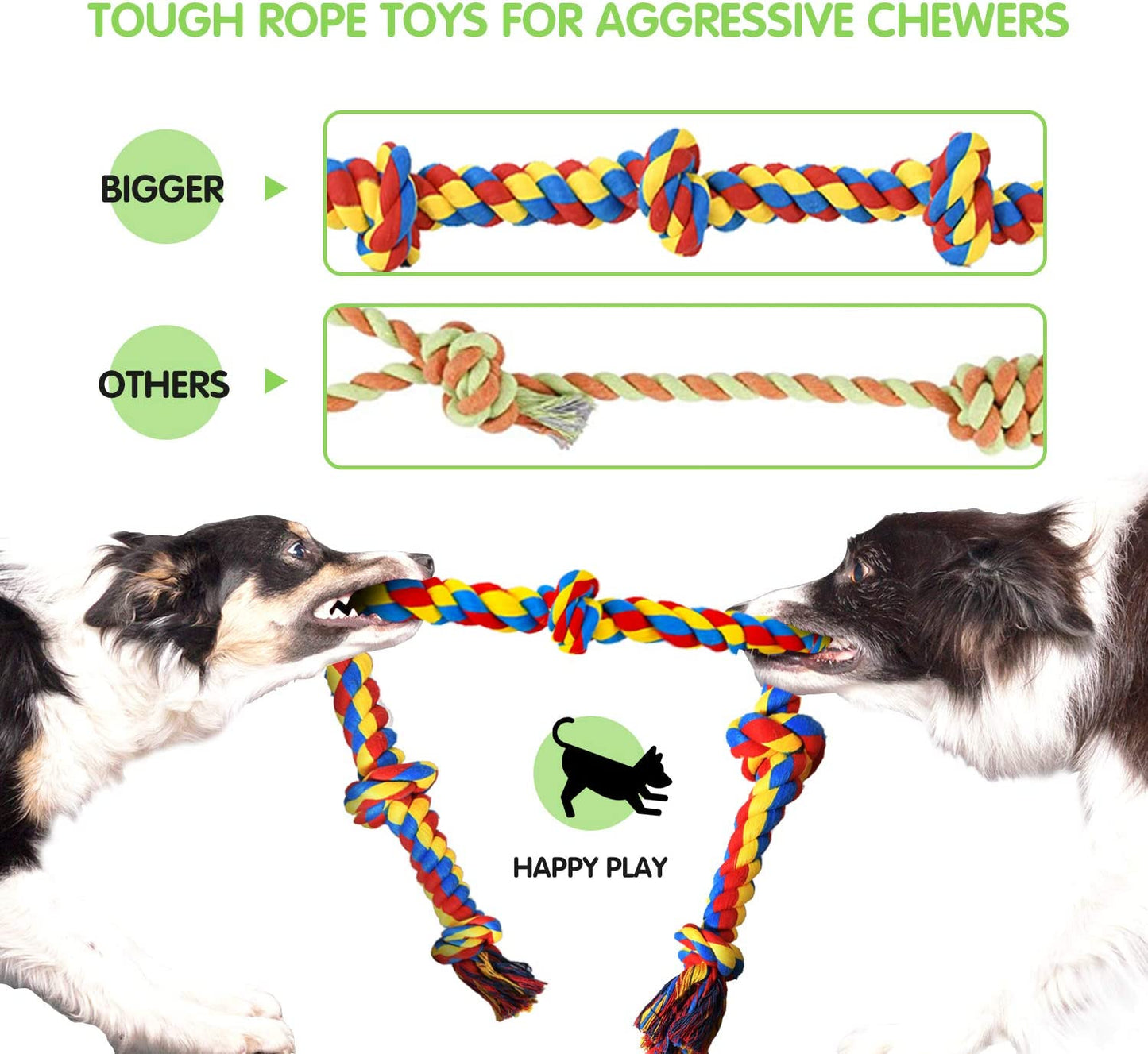 9 - Piece Heavy - Duty Rope Dog Toy Set - Zoomies Pet Emporium9 - Piece Heavy - Duty Rope Dog Toy SetDog ToyZoomies Pet EmporiumZoomies Pet Emporium9e561de9 - d2c9 - 478e - 9982 - 3e85bcdf74147111814523109 Pack9pack Multi Knots Heavy Duty Chew Rope Dog Toy Set