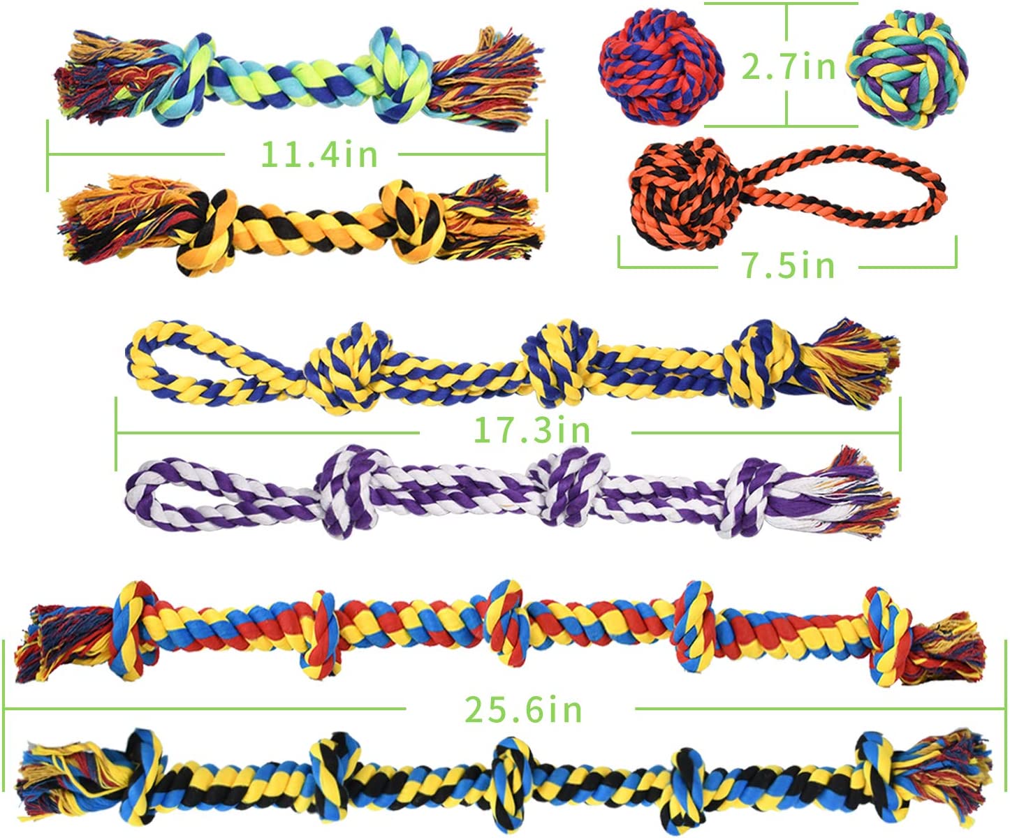 9 - Piece Heavy - Duty Rope Dog Toy Set - Zoomies Pet Emporium9 - Piece Heavy - Duty Rope Dog Toy SetDog ToyZoomies Pet EmporiumZoomies Pet Emporium9e561de9 - d2c9 - 478e - 9982 - 3e85bcdf74147111814523109 Pack9pack Multi Knots Heavy Duty Chew Rope Dog Toy Set