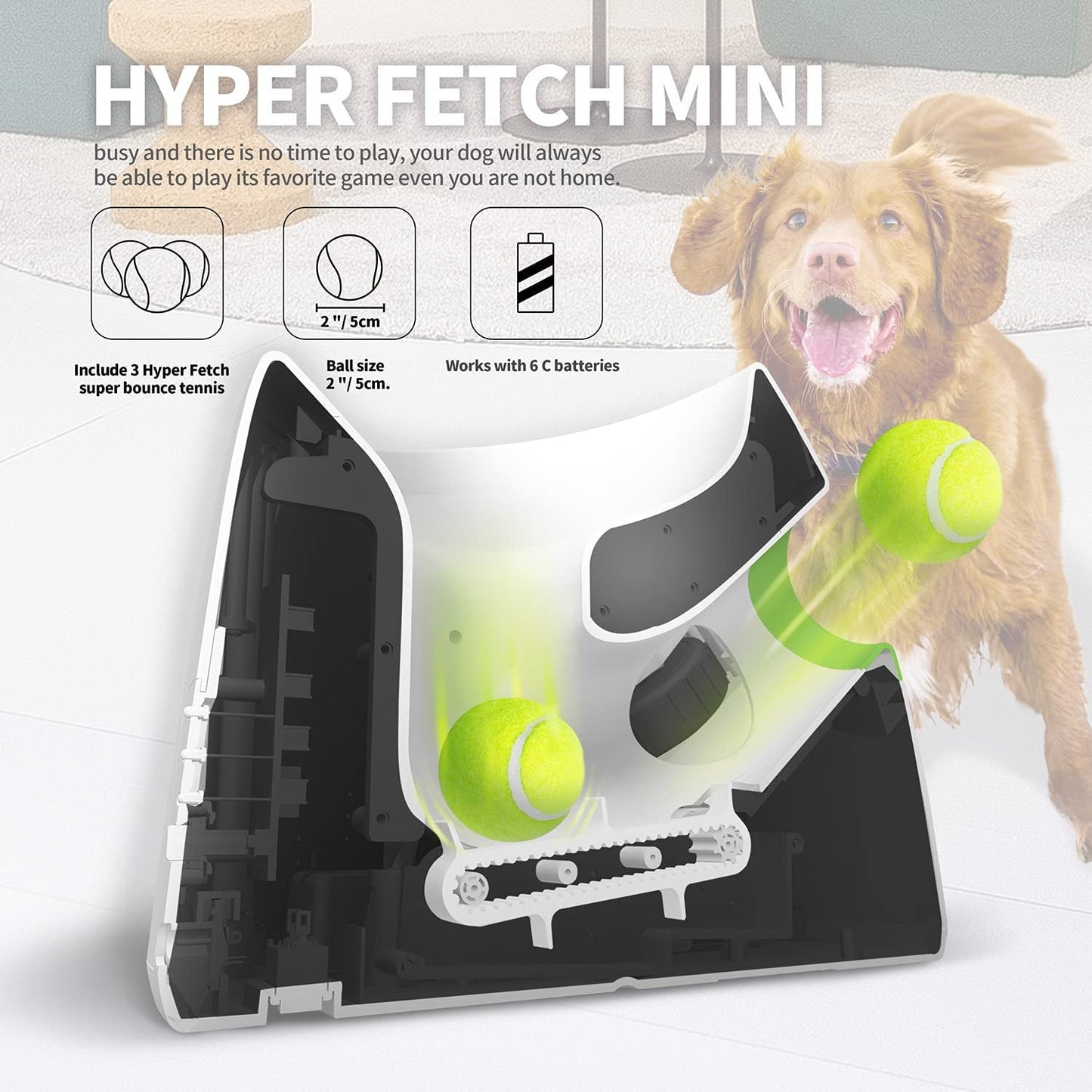 ATP Automatic Ball Launcher Dog Toy - Zoomies Pet EmporiumATP Automatic Ball Launcher Dog ToyDog ToyAFPZoomies Pet Emporium8349ba0f - 009f - 4d2b - b393 - 327bad15df917445033430487Mini(2 inch Balls)AFP Automatic Interactive Dog Ball Launcher 3 Balls Included (2 Inch)