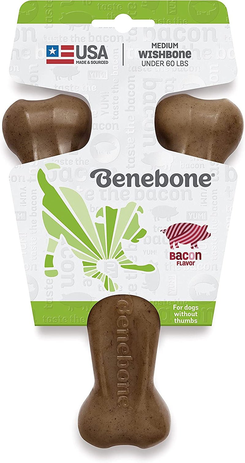 Benebone Wishbone Dog Toy - Zoomies Pet EmporiumBenebone Wishbone Dog ToyDog ToyBeneboneZoomies Pet Emporiumd9f814af - ffd1 - 49af - ac14 - f38ad2483f0b313097350362REAL BaconMediumBenebone Wishbone Durable Dog Chew Toy