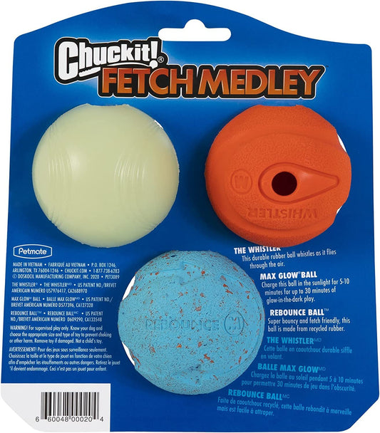 Chuckit! Fetch Medley Dog Toy Set - Zoomies Pet EmporiumChuckit! Fetch Medley Dog Toy SetDog ToyChuckit!Zoomies Pet Emporium3c530592 - 51e2 - 46d0 - 9b5a - c5c6d8e0ced8726084988538Fetch Medley Gen 1Medium (2.5")3 Pack Fetch Medley Ball Set Dog Toys