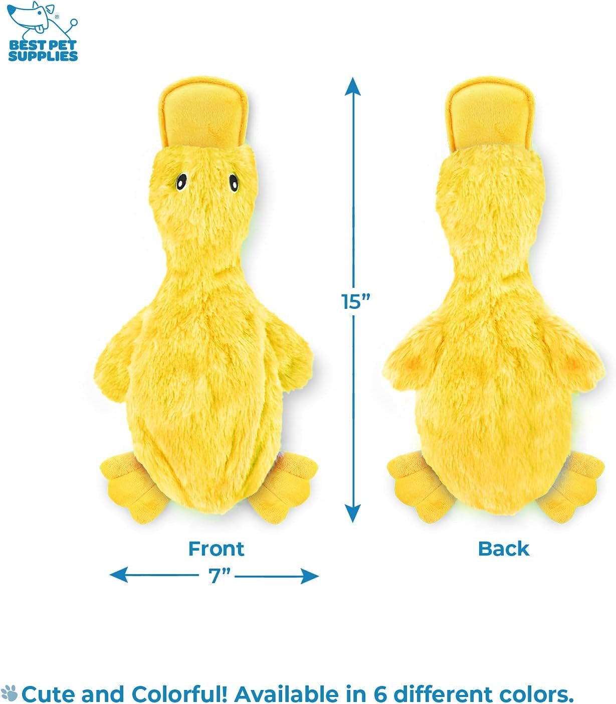 Cute No Stuffing Plush Squeaky Duck Dog Toy - Zoomies Pet EmporiumCute No Stuffing Plush Squeaky Duck Dog ToyDog ToyBest Pet SuppliesZoomies Pet Emporiumfd848363 - 825d - 433e - 9b59 - 68c1d944823b3130508358991 YellowCute No Stuffing Duck with Soft Squeaker Dog Toy