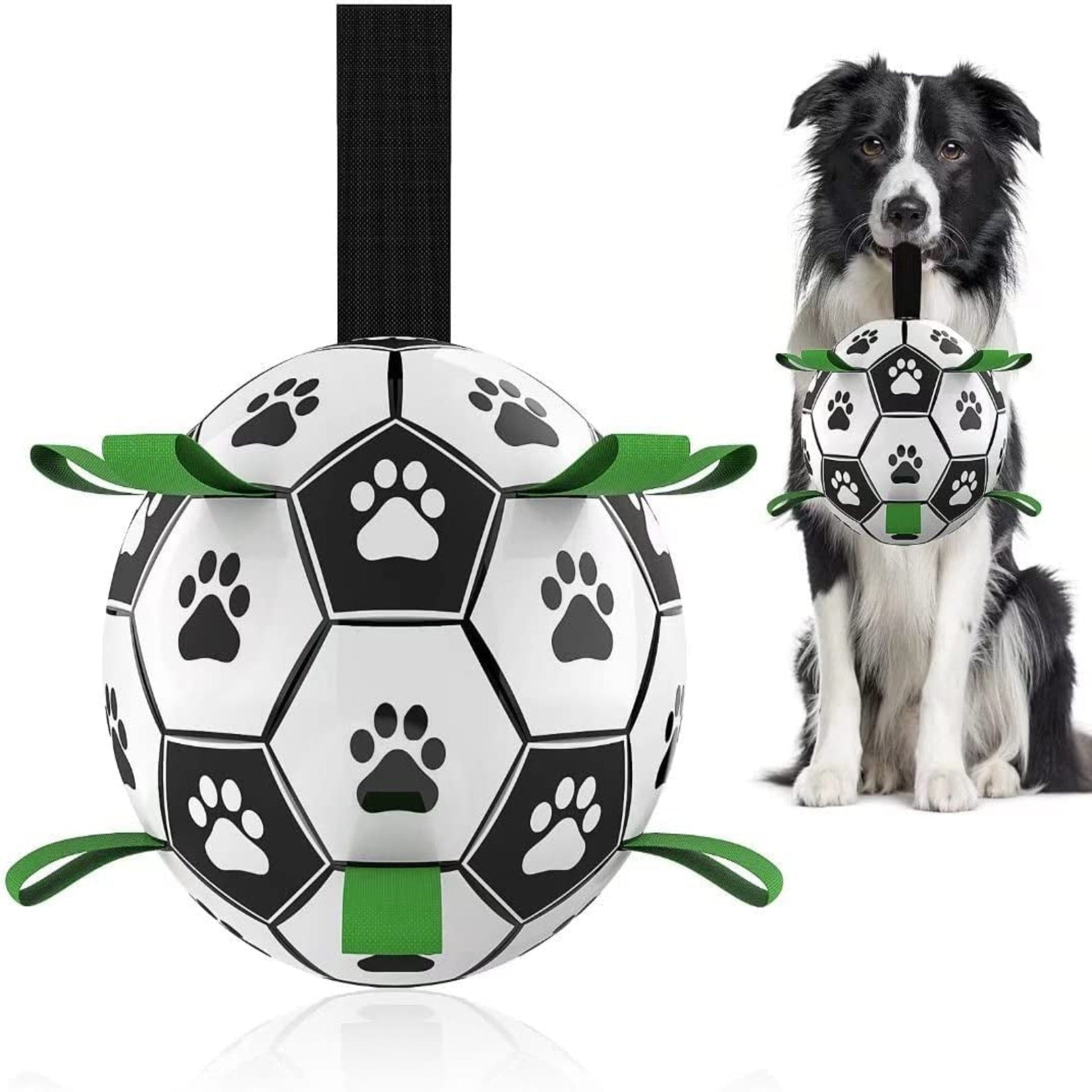 Dog Soccer Ball Toy - Zoomies Pet EmporiumDog Soccer Ball ToyDog ToyZoomies Pet EmporiumZoomies Pet Emporiumee8fb9a6 - 1f0e - 4277 - 8c28 - 7a24b5026a17705353632723A - GreenMedium Size 2Soccer Ball with Straps Dog Toy