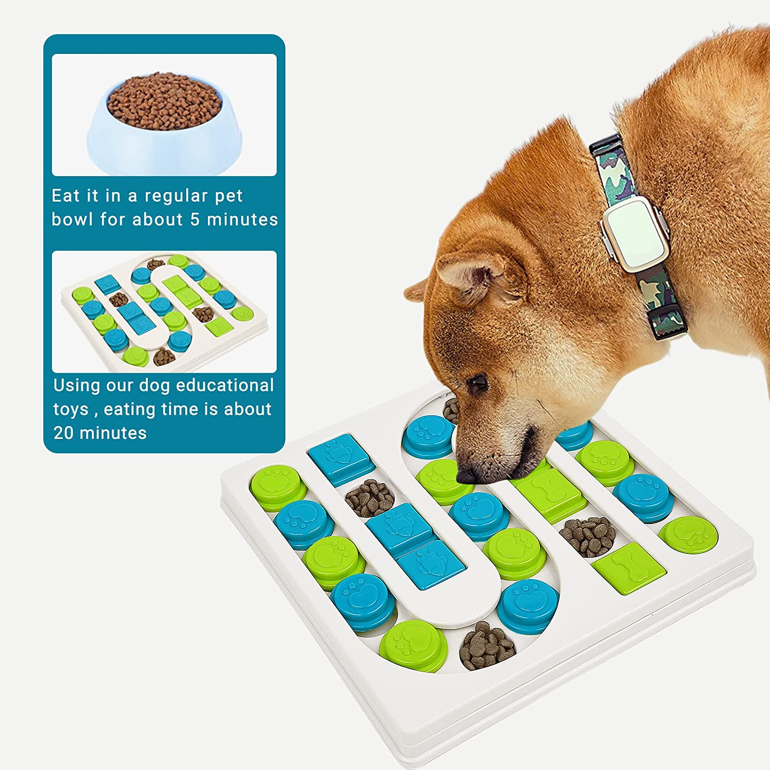 Fun Puppy Treat Puzzle Dog Toy - Zoomies Pet EmporiumFun Puppy Treat Puzzle Dog ToyDog ToyDR CATCHZoomies Pet Emporium64a853b4 - c8d9 - 4ac2 - bc4f - 1615e59562b27445035190136WhiteDog Treat Puzzle Dog Toy