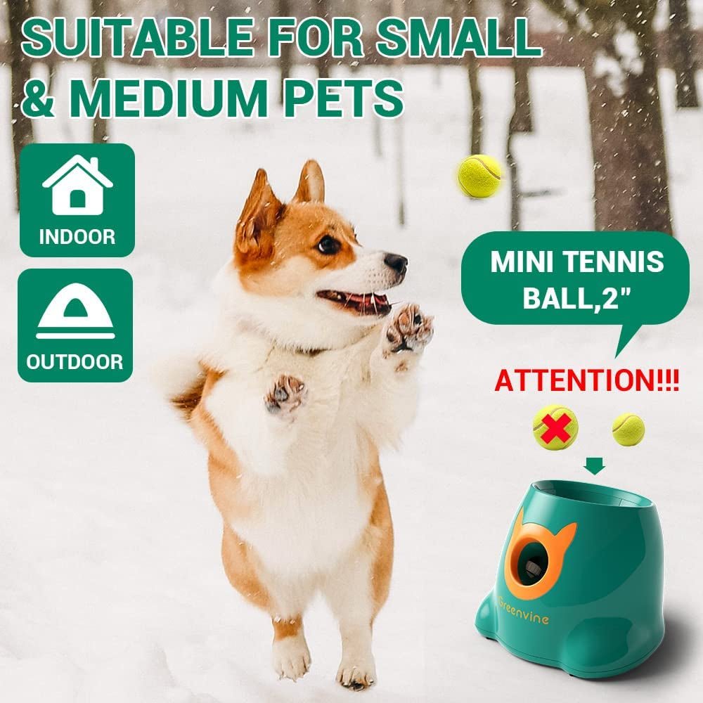 Greenvine Ball Launcher Dog Toy - Zoomies Pet EmporiumGreenvine Ball Launcher Dog ToyDog ToyGreenvineZoomies Pet Emporium2494101c - 83db - 46df - 9d7b - 7520a003c84d726084760660Ivy GrassyardGreenvine Automatic Dog Ball Launcher, 6 Balls Included Premium