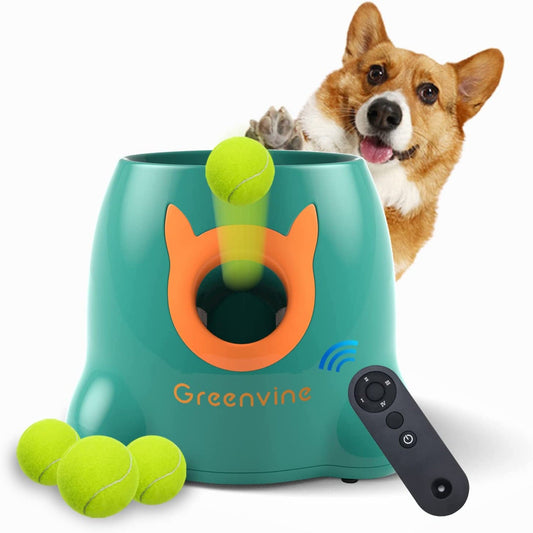 Greenvine Ball Launcher Dog Toy - Zoomies Pet EmporiumGreenvine Ball Launcher Dog ToyDog ToyGreenvineZoomies Pet Emporium2494101c - 83db - 46df - 9d7b - 7520a003c84d726084760660Ivy GrassyardGreenvine Automatic Dog Ball Launcher, 6 Balls Included Premium