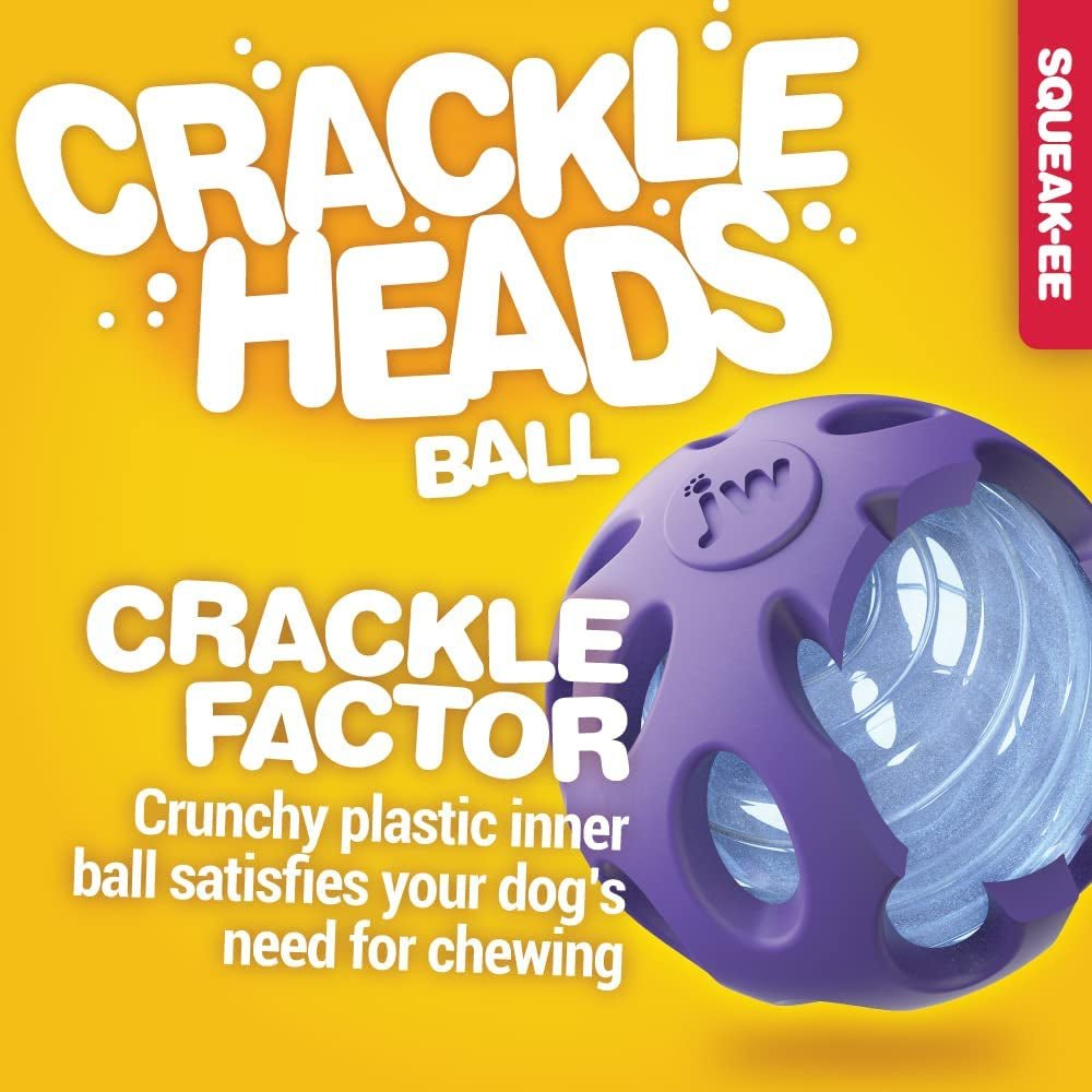 JW Crackle Ball Dog Toy - Zoomies Pet EmporiumJW Crackle Ball Dog ToyDog ToyPetmateZoomies Pet Emporium91f050b9 - 627e - 48d1 - a21e - f6a08da1f7927445057164160MediumCrackle Ball Crunchy Noise Dog Chew Fetch Toy