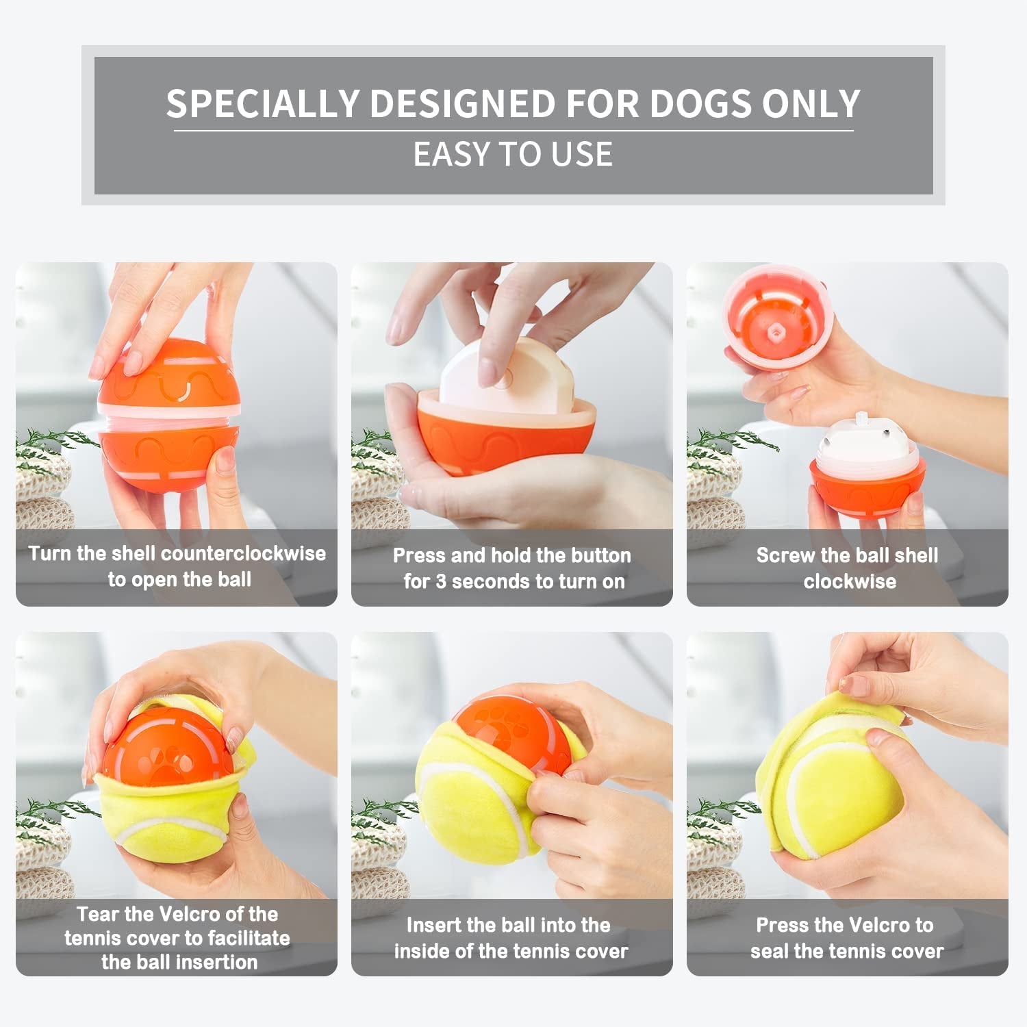 Motion Activated Rolling Ball Dog Toy - Zoomies Pet EmporiumMotion Activated Rolling Ball Dog ToyDog ToyPetDroidZoomies Pet Emporium8bc48c2f - b8bf - 4b6f - 8551 - 2361e8fa65fc313105851836OrangeDurable Motion Activated Automatic Rolling Ball Dog Toy