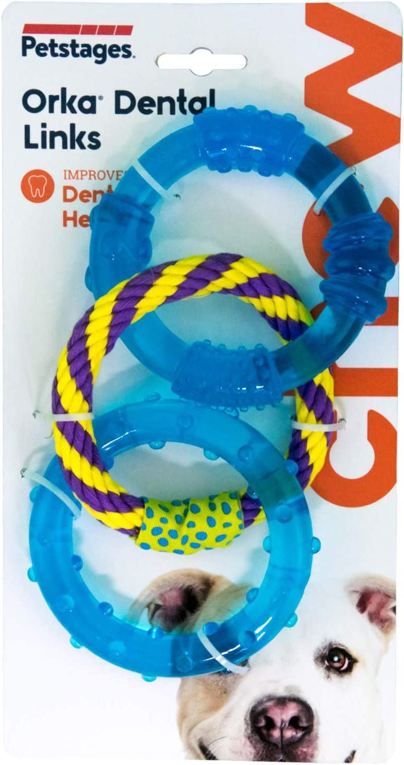 Orka Dental Links Dog Chew Toy - Zoomies Pet EmporiumOrka Dental Links Dog Chew ToyDog ToyPetstagesZoomies Pet Emporium19793059 - 0d2e - 4d96 - a1d5 - 0c6d9609a473313016233271Dental Links - MultiSmall Breeds & PuppyPetstages Orka Dental Links Dog Chew Toy