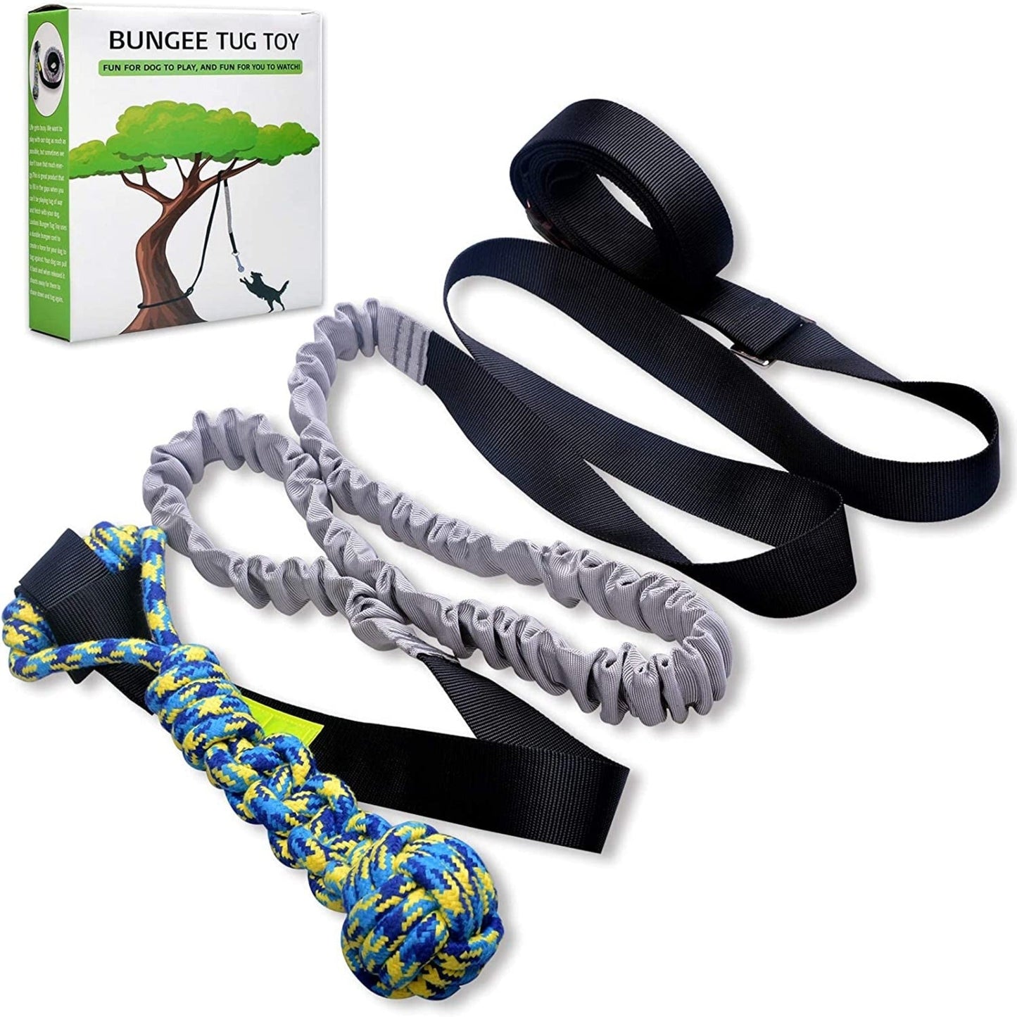 Outdoor Bungee Tug Dog Toy - Zoomies Pet EmporiumOutdoor Bungee Tug Dog ToyDog ToyLoobaniZoomies Pet Emporiuma5f407be - 4d38 - 4baf - 8876 - 875c40a48858711181939682BlackOutdoor Bungee Hanging Tether Tug Dog Toy