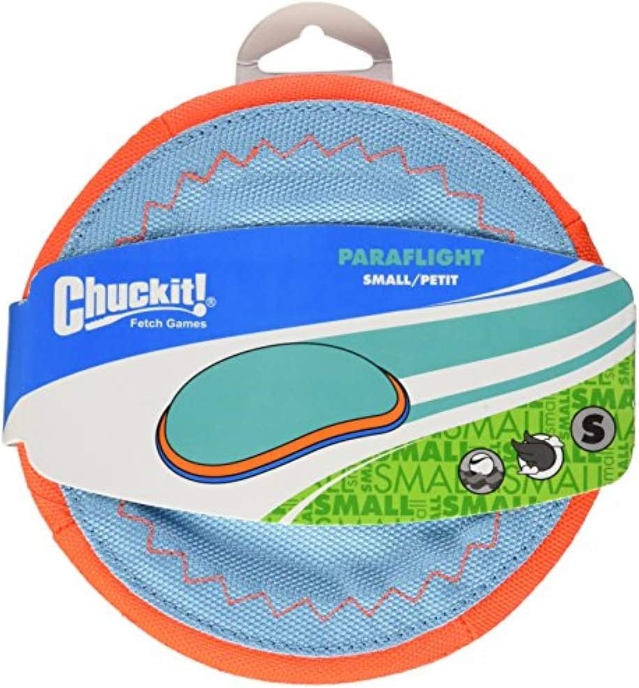 Paraflight Flyer Dog Toy - Zoomies Pet EmporiumParaflight Flyer Dog ToyDog ToyChuckit!Zoomies Pet Emporium75ca1402 - b7b3 - 47cc - 85b1 - 5bd008209a117445041813821Blue/OrangeSmallParaflight Flyer Dog Frisbee Toy - Floats on Water