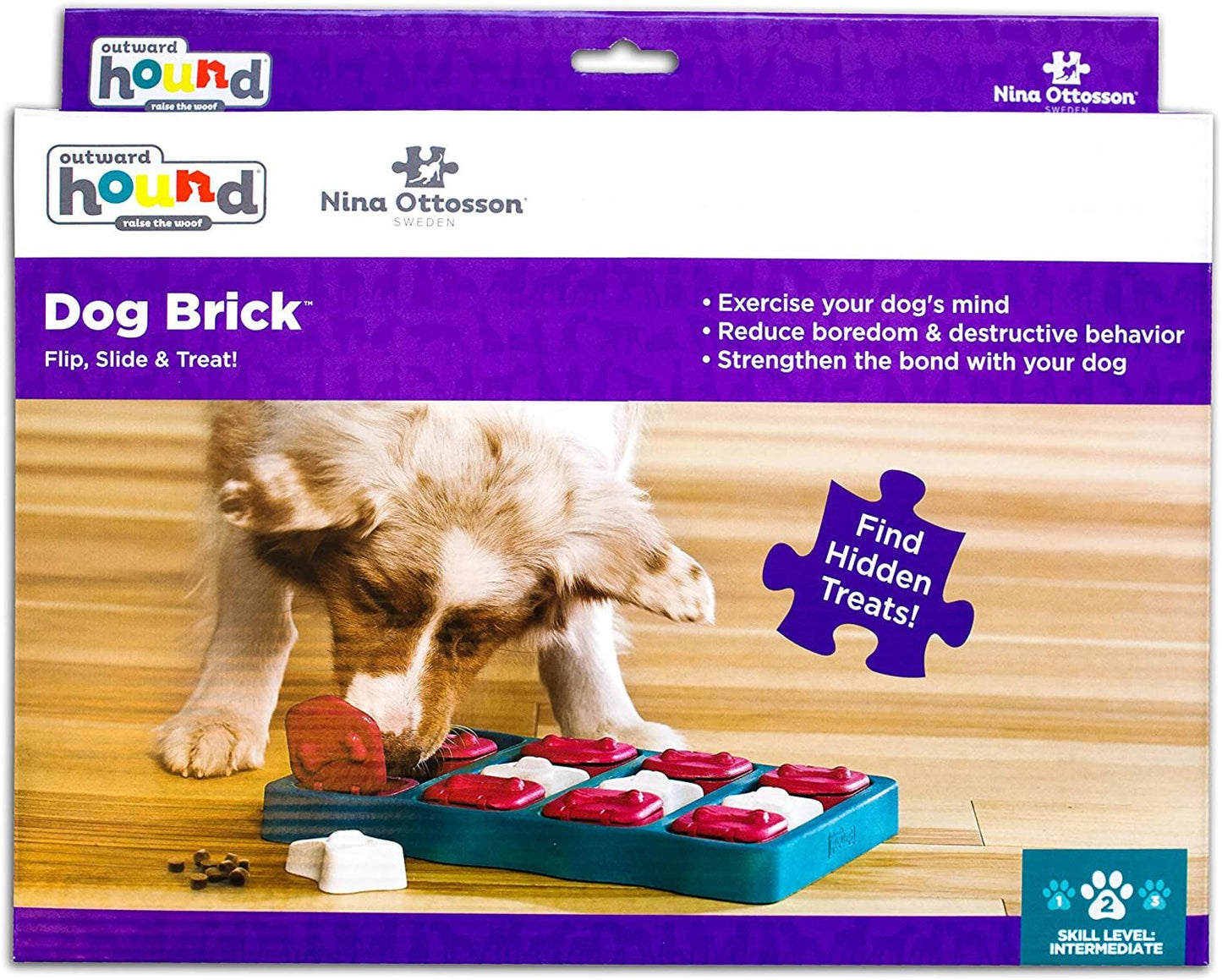 The Dog Brick Treat Puzzle Dog Toy - Zoomies Pet EmporiumThe Dog Brick Treat Puzzle Dog ToyDog ToyOutward HoundZoomies Pet Emporium77e6d09b - 47a5 - 4b56 - 95bb - 0bc94a419ab0711181469943Dog BrickLevel 2 (Intermediate)Nina Ottosson Dog Brick Interactive Treat Puzzle Dog Toy