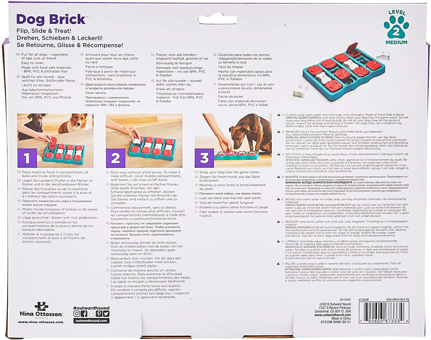 The Dog Brick Treat Puzzle Dog Toy - Zoomies Pet EmporiumThe Dog Brick Treat Puzzle Dog ToyDog ToyOutward HoundZoomies Pet Emporium77e6d09b - 47a5 - 4b56 - 95bb - 0bc94a419ab0711181469943Dog BrickLevel 2 (Intermediate)Nina Ottosson Dog Brick Interactive Treat Puzzle Dog Toy