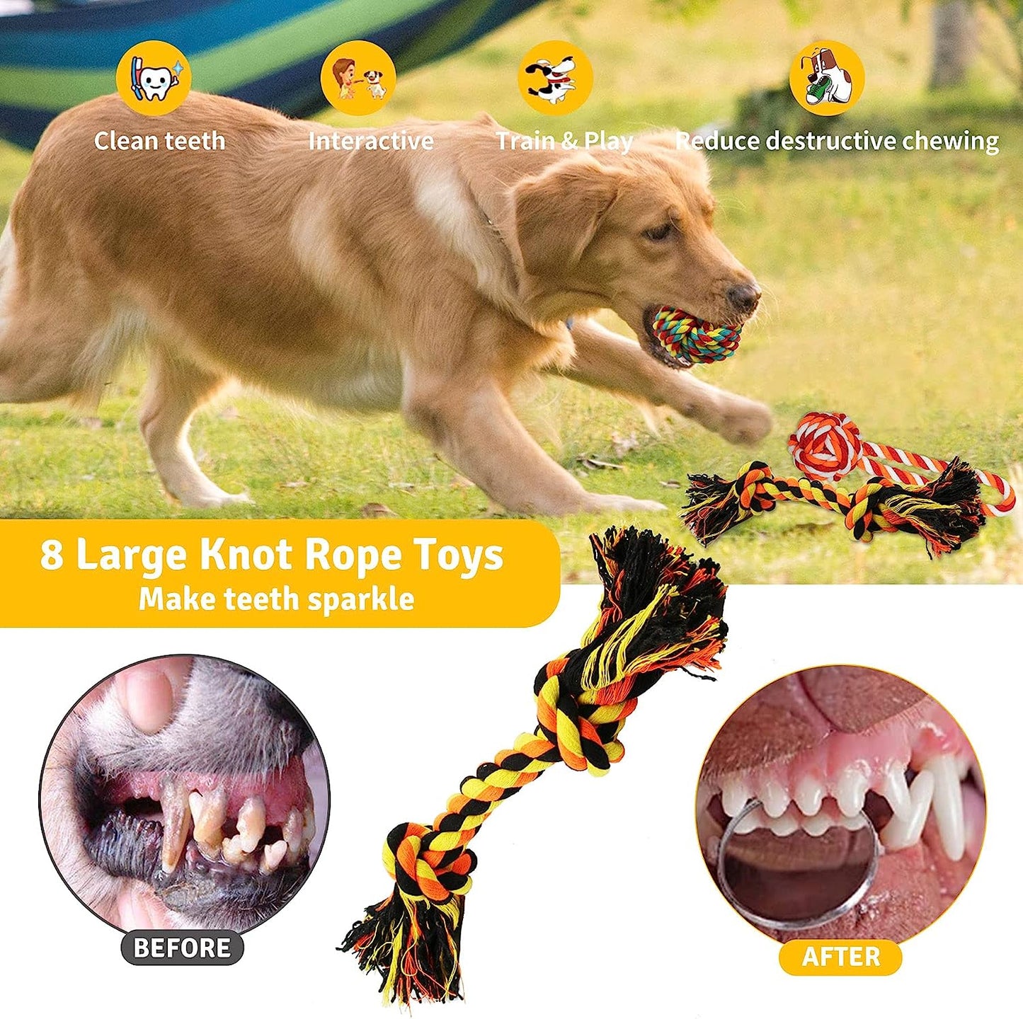 Ultimate 12 - Piece Chew Rope Dog Toy Set - Zoomies Pet EmporiumUltimate 12 - Piece Chew Rope Dog Toy SetDog ToyZeaxuieZoomies Pet Emporiumb6a23c8b - 540a - 4995 - ad3d - 098749d865f931303194391912 Pack Chew Rope Dog Toy Set